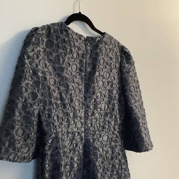 Co Textured A-Line Dress with Pockets | Minimalist Designer - Picture 4 of 7